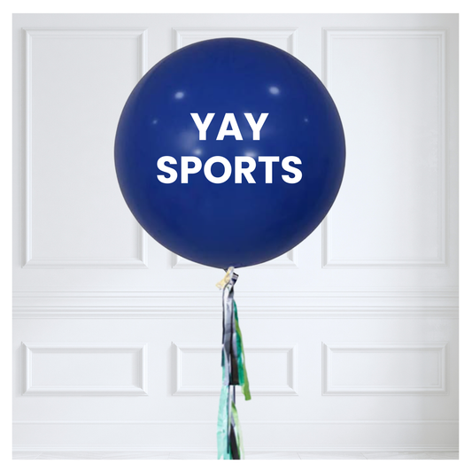 Game Day Vibes - Yay Sports - 36" Jumbo Tassel Balloon