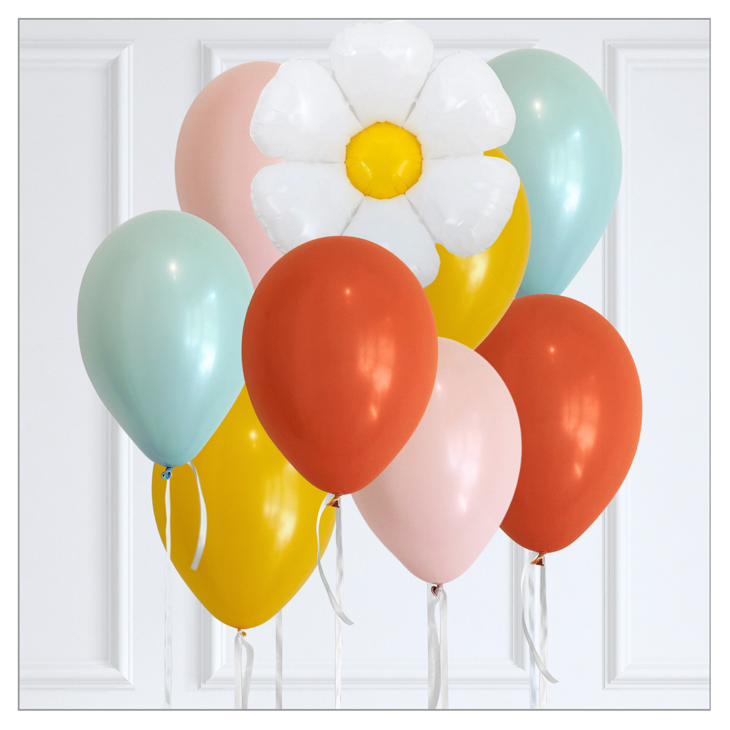 Groovy One Themed Balloon Bouquet