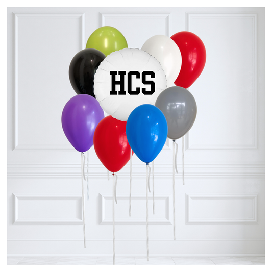 School Spirit Balloon Bouquet - Hoboken Charter School