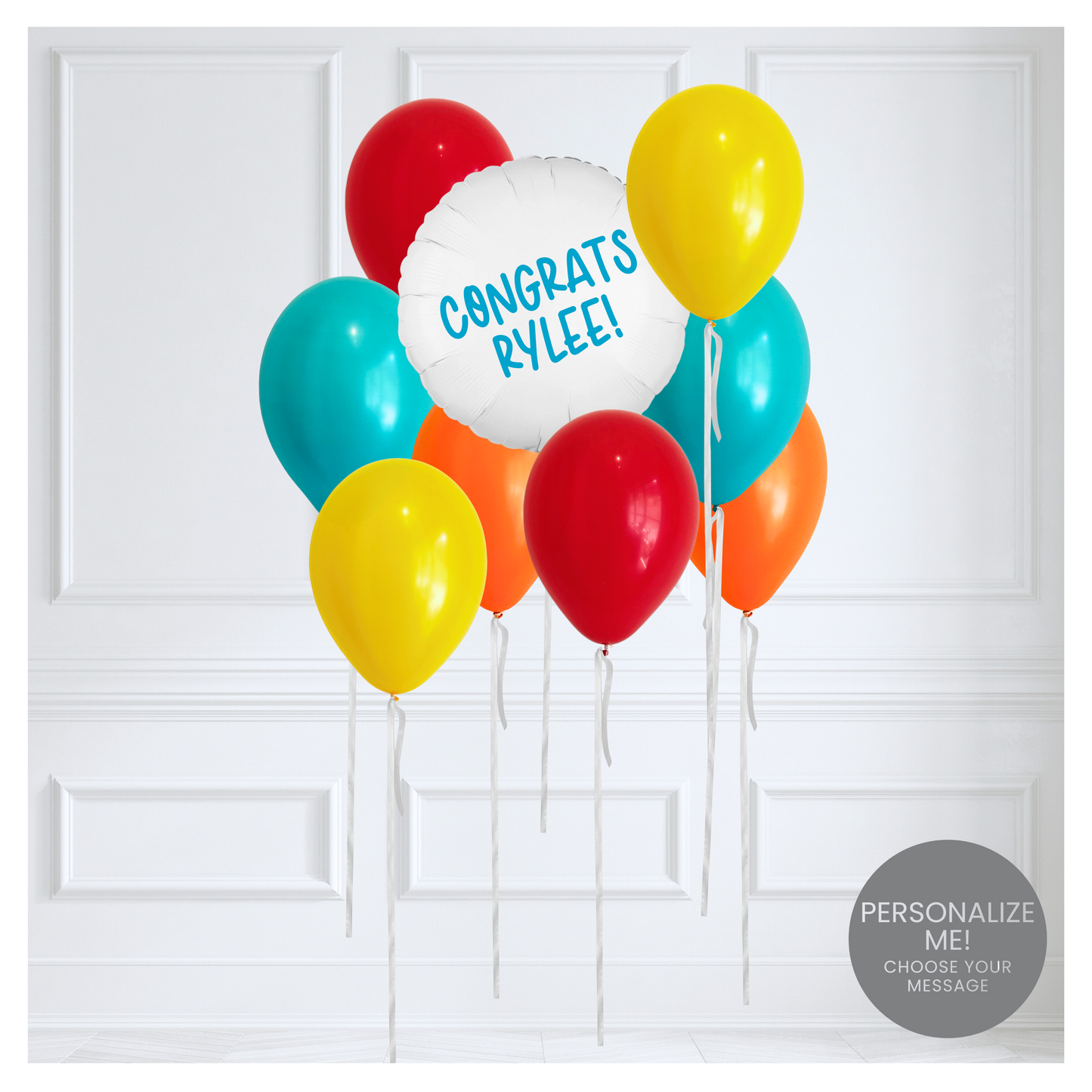 School Spirit Balloon Bouquet - HOLA Dual Language Charter School