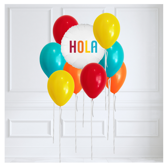 School Spirit Balloon Bouquet - HOLA Dual Language Charter School