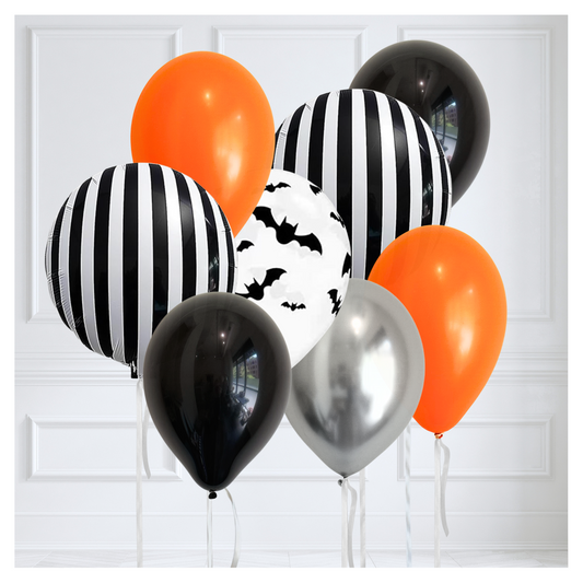 Classic Themed Balloon Bouquet - Happy Halloween