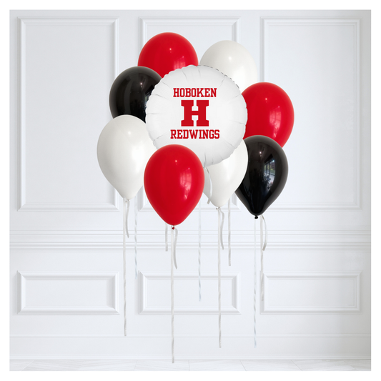 School Spirit Balloon Bouquet - Hoboken High School
