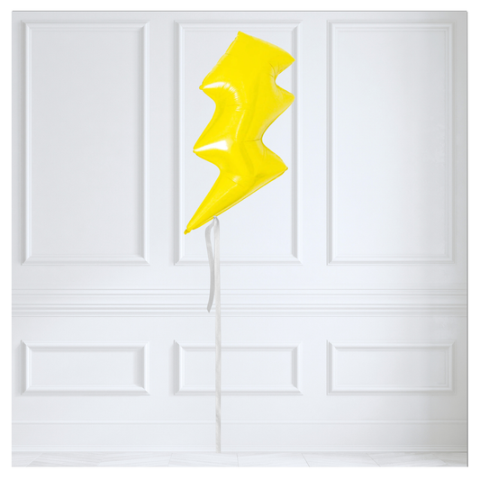Lightning Bolt Foil Balloon