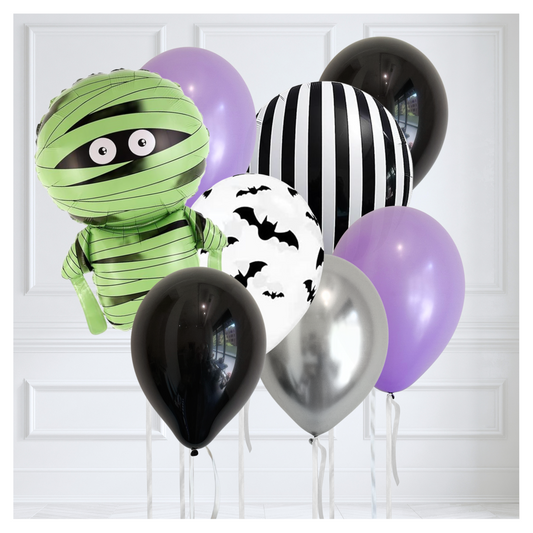 Classic Themed Balloon Bouquet - Oh Mummy Purple