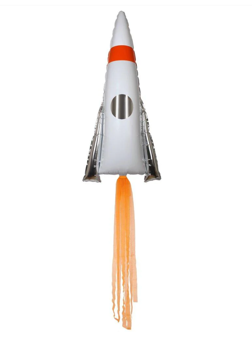 Space Rocket Mylar Balloon