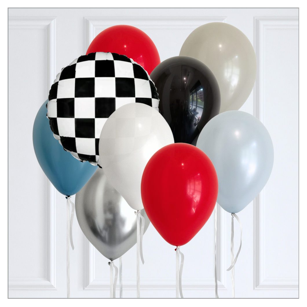 Start Your Engines Themed Balloon Bouquet