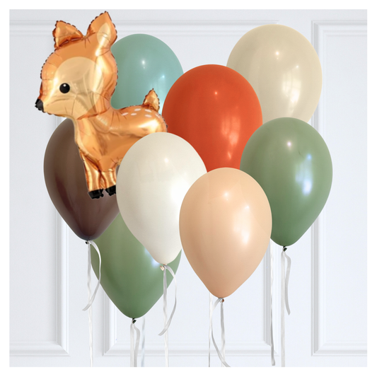 Classic Woodland Themed Balloon Bouquet