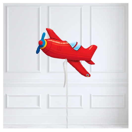 Vintage Airplane Foil Balloon