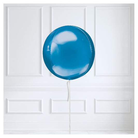 Round Orb Balloon - Blue
