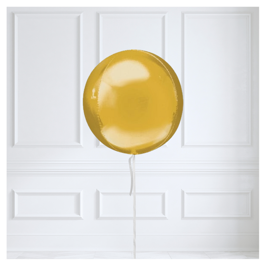 Round Orb Balloon - Gold
