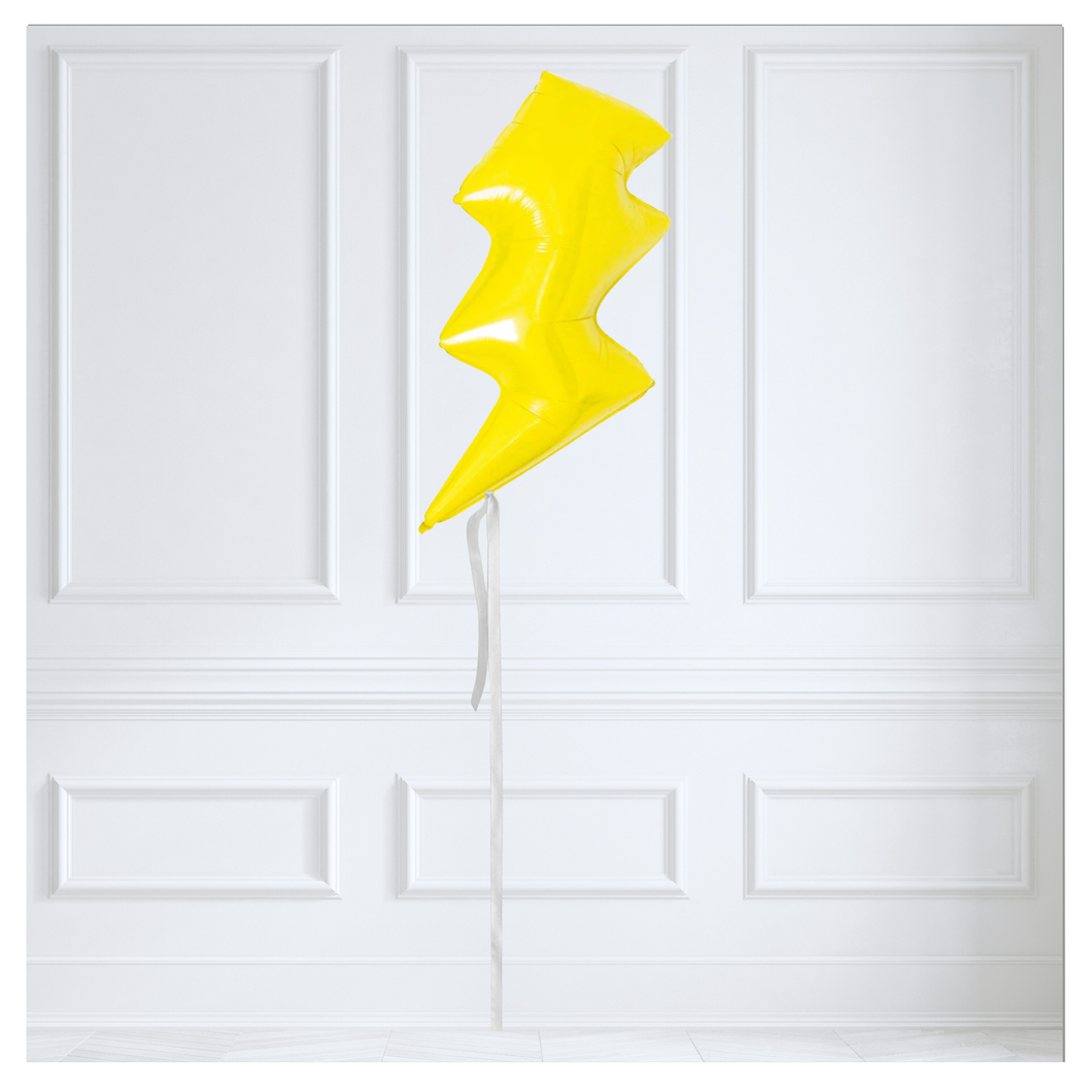 Lightning Bolt Foil Balloon