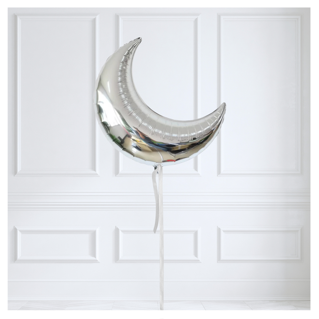 Silver Moon Foil Balloon