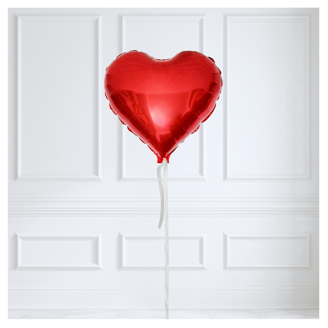 Foil Heart Balloon - Red