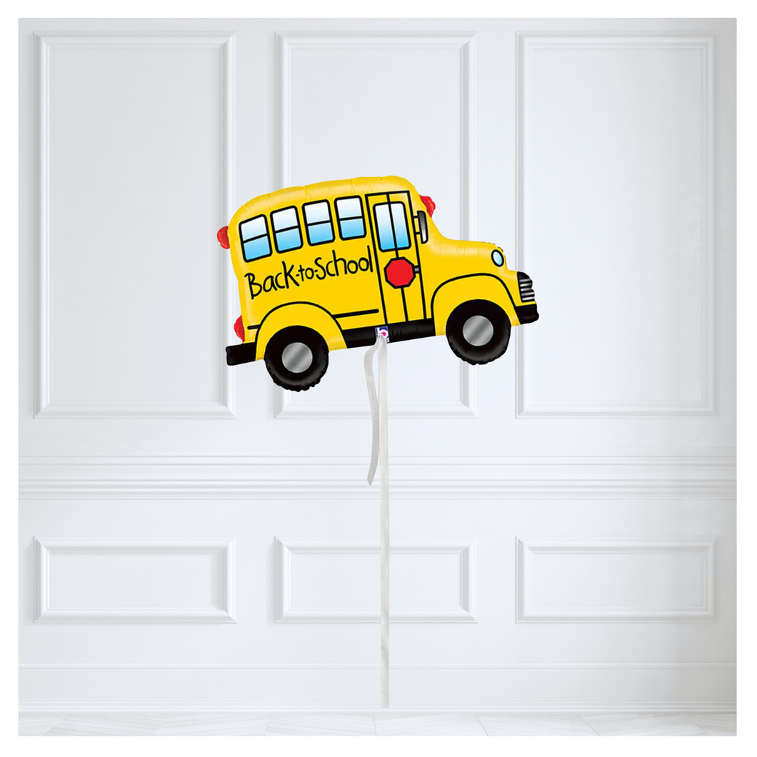 School Bus Foil Balloon
