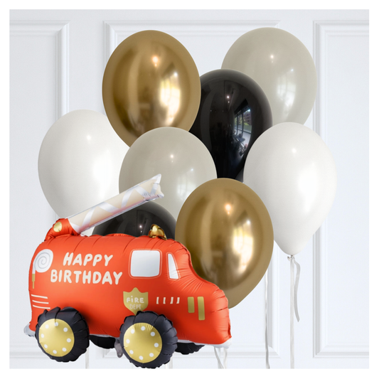 Classic Sound the Alarm Themed Balloon Bouquet