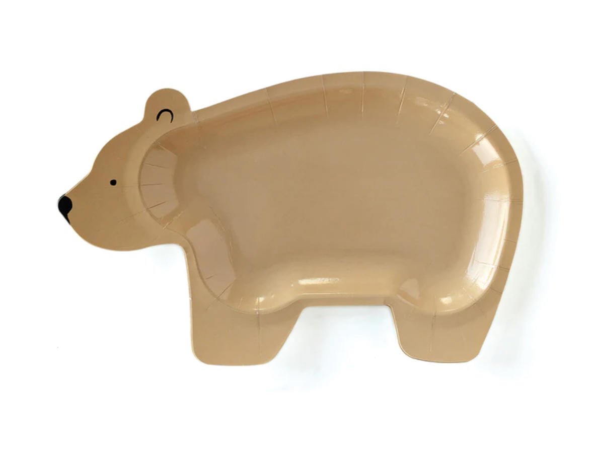 Adventure Bear Shaped Plate