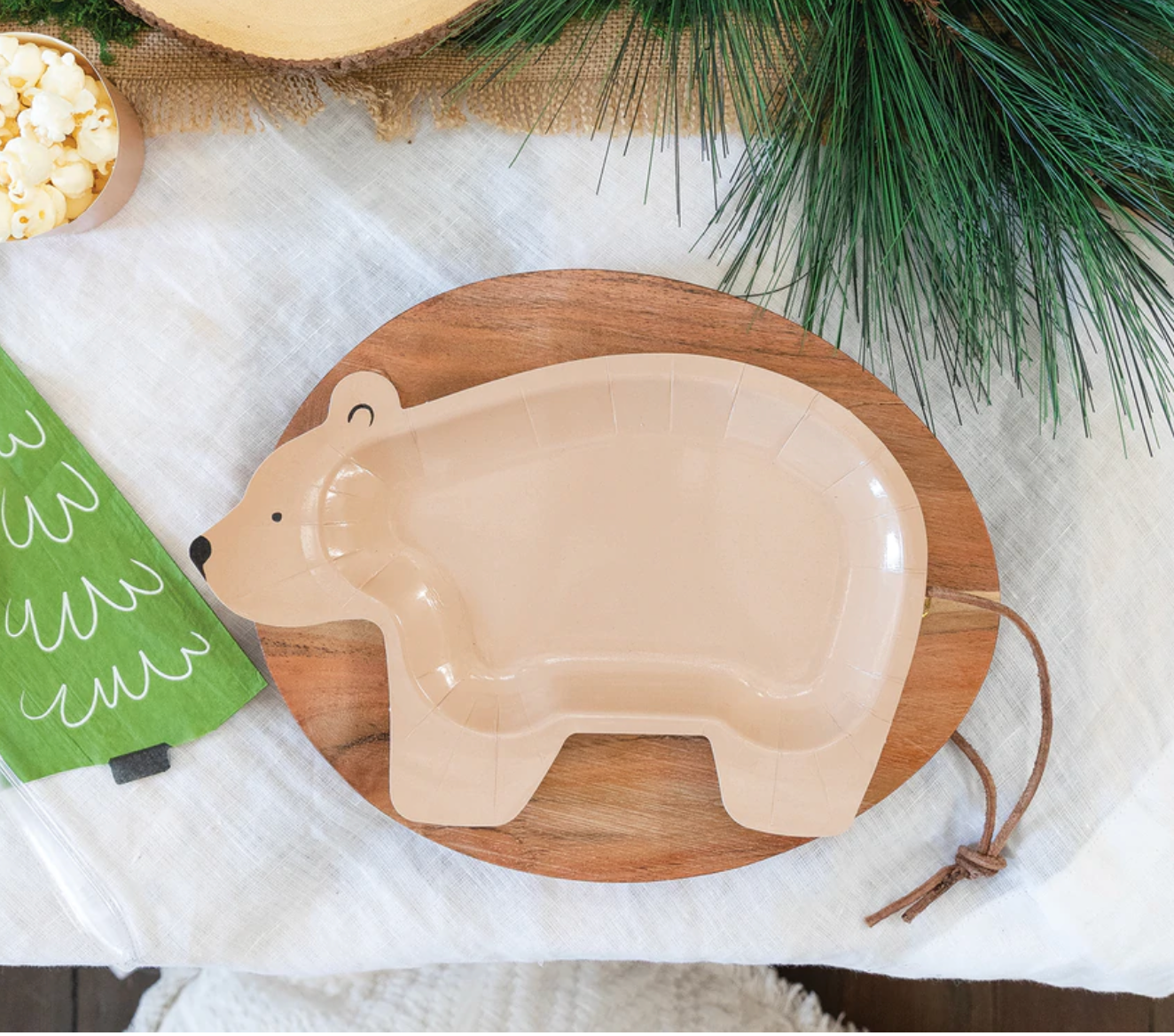 Adventure Bear Shaped Plate