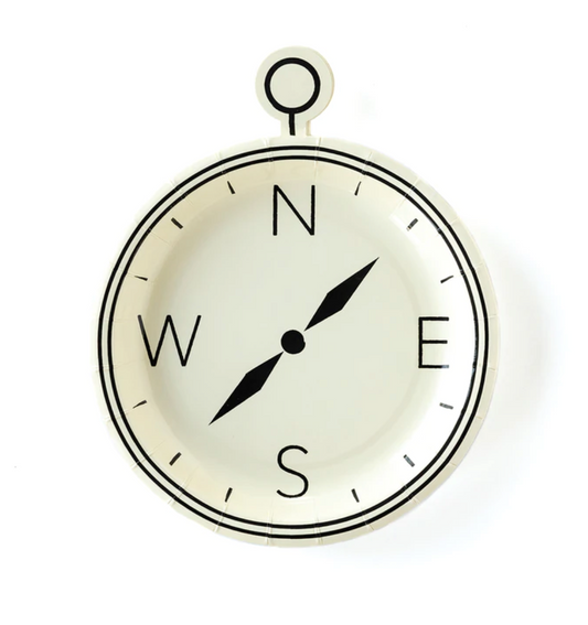 Adventure Compass Shaped Plate