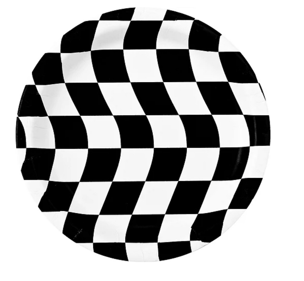 Checkered Flag Plates