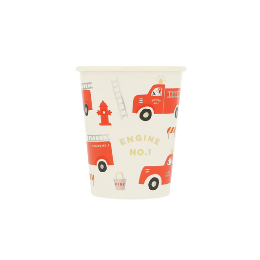 Fire Truck Cups