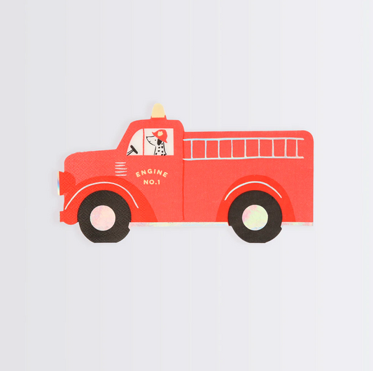 Fire Truck Napkins