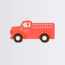 Load image into Gallery viewer, Fire Truck Napkins

