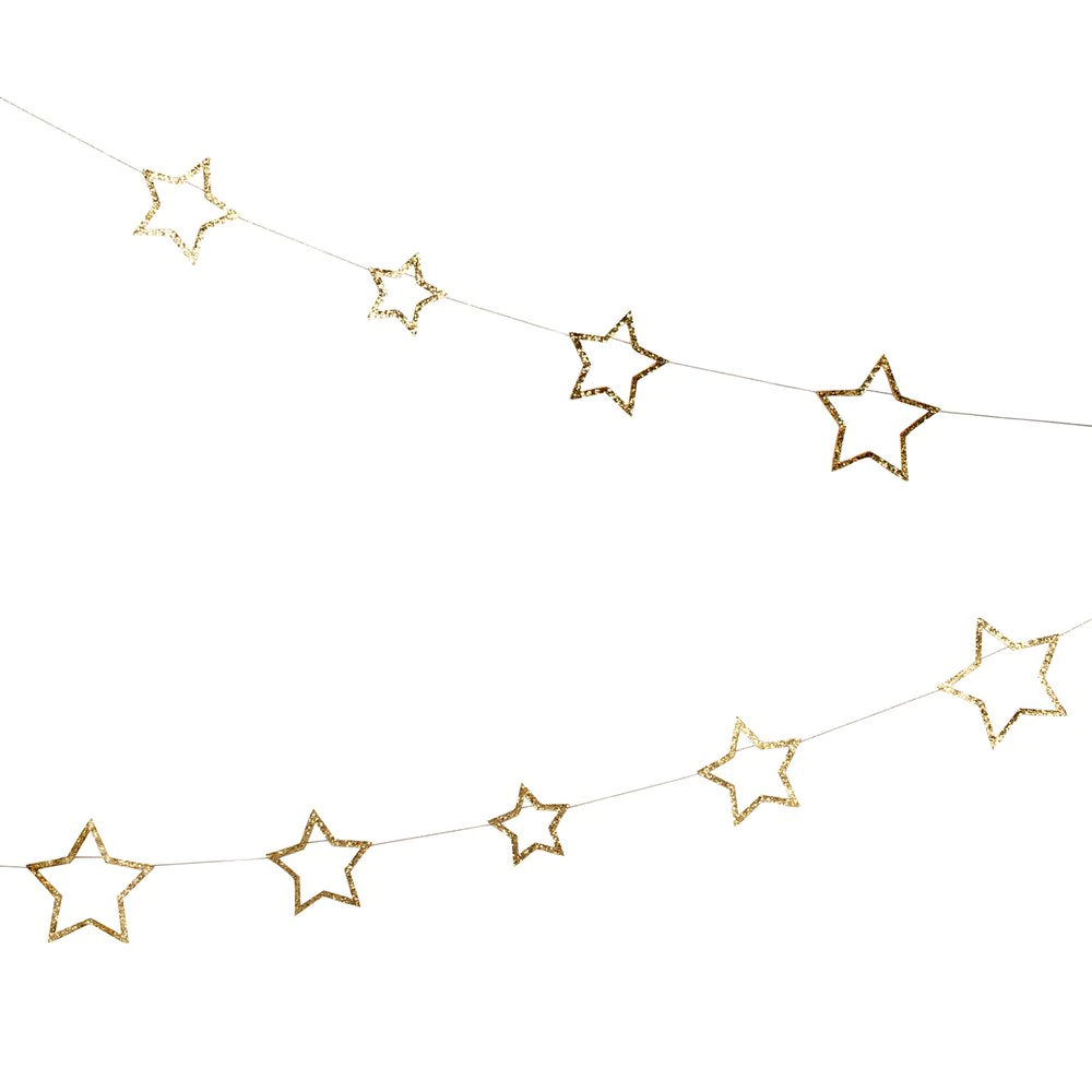 Gold Star Mini Garland