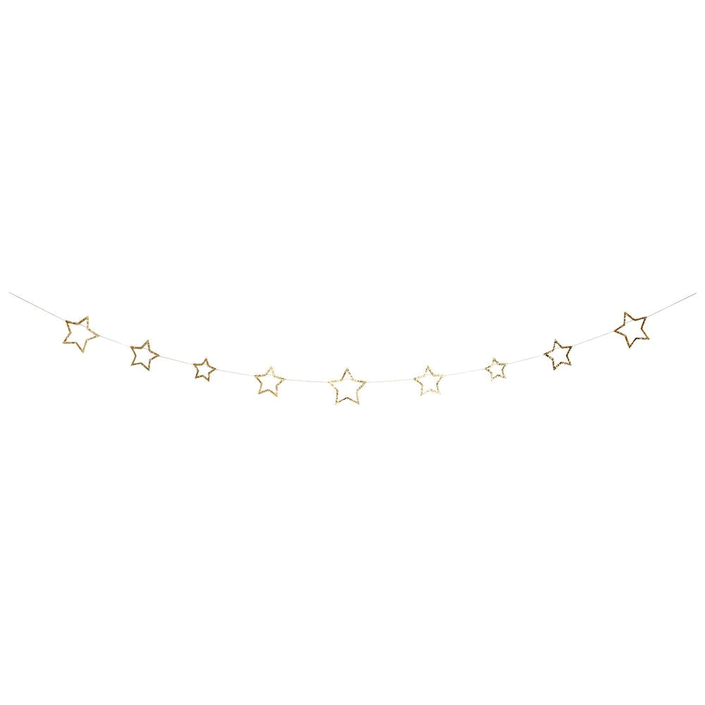 Gold Star Mini Garland