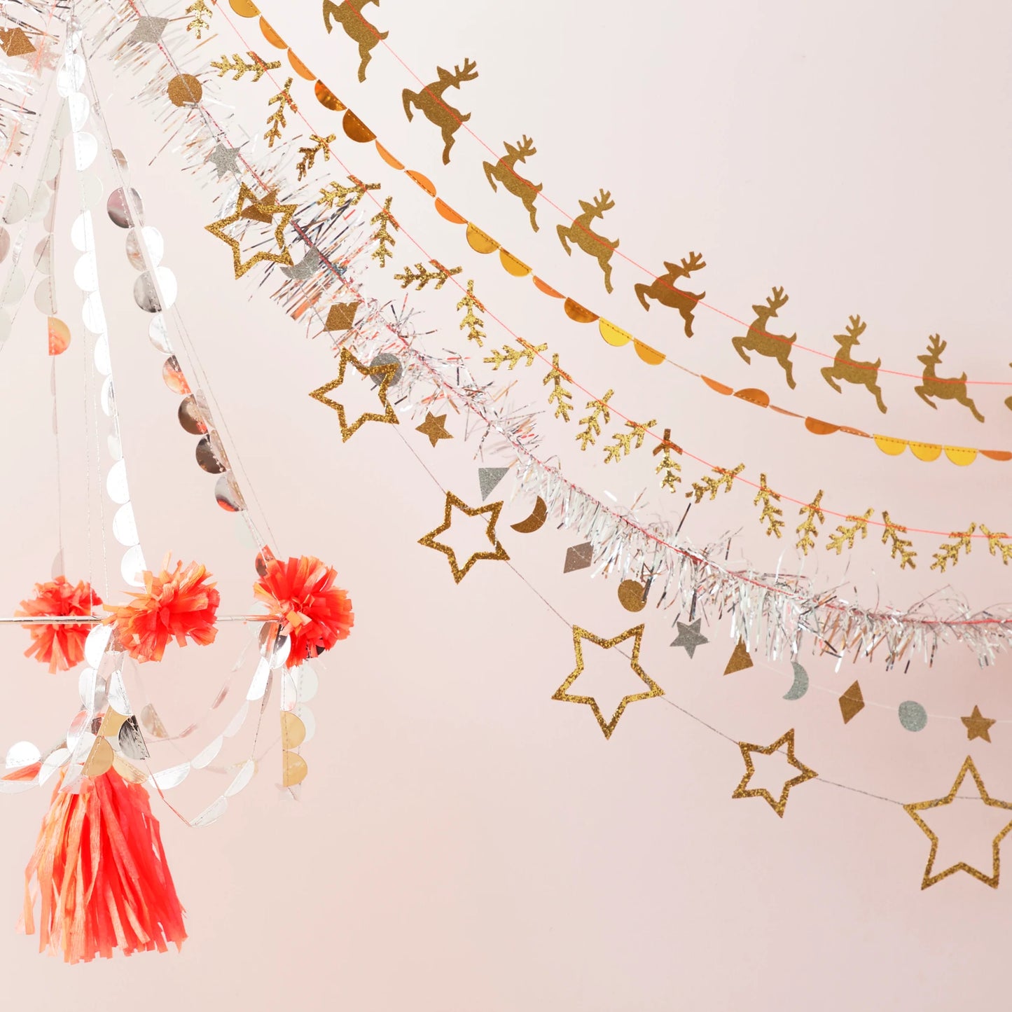 Gold Star Mini Garland