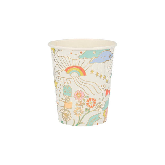 Happy Doodle Party Cups