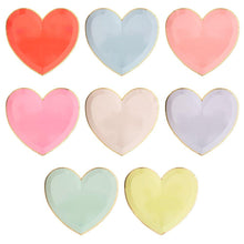 Load image into Gallery viewer, Party Palette Heart Plates (L)
