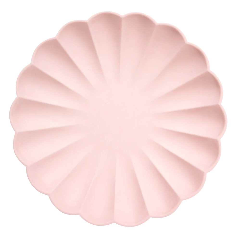 Pale Pink Simply Eco Large Plates