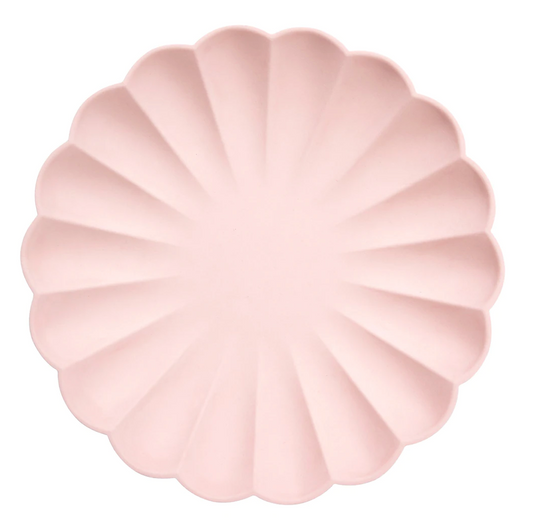 Pale Pink Simply Eco Large Plates