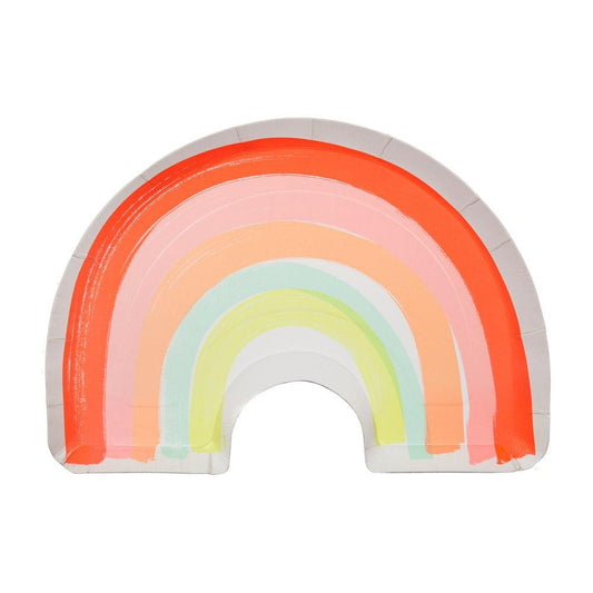 Neon Rainbow Plate