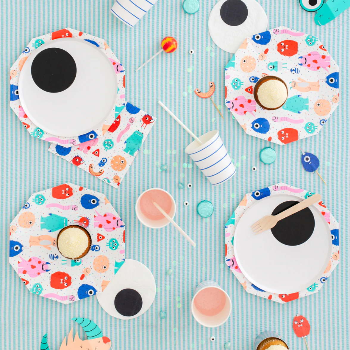 Little Monsters Plates