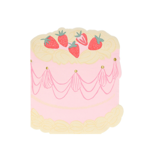 Pink Cake Napkins