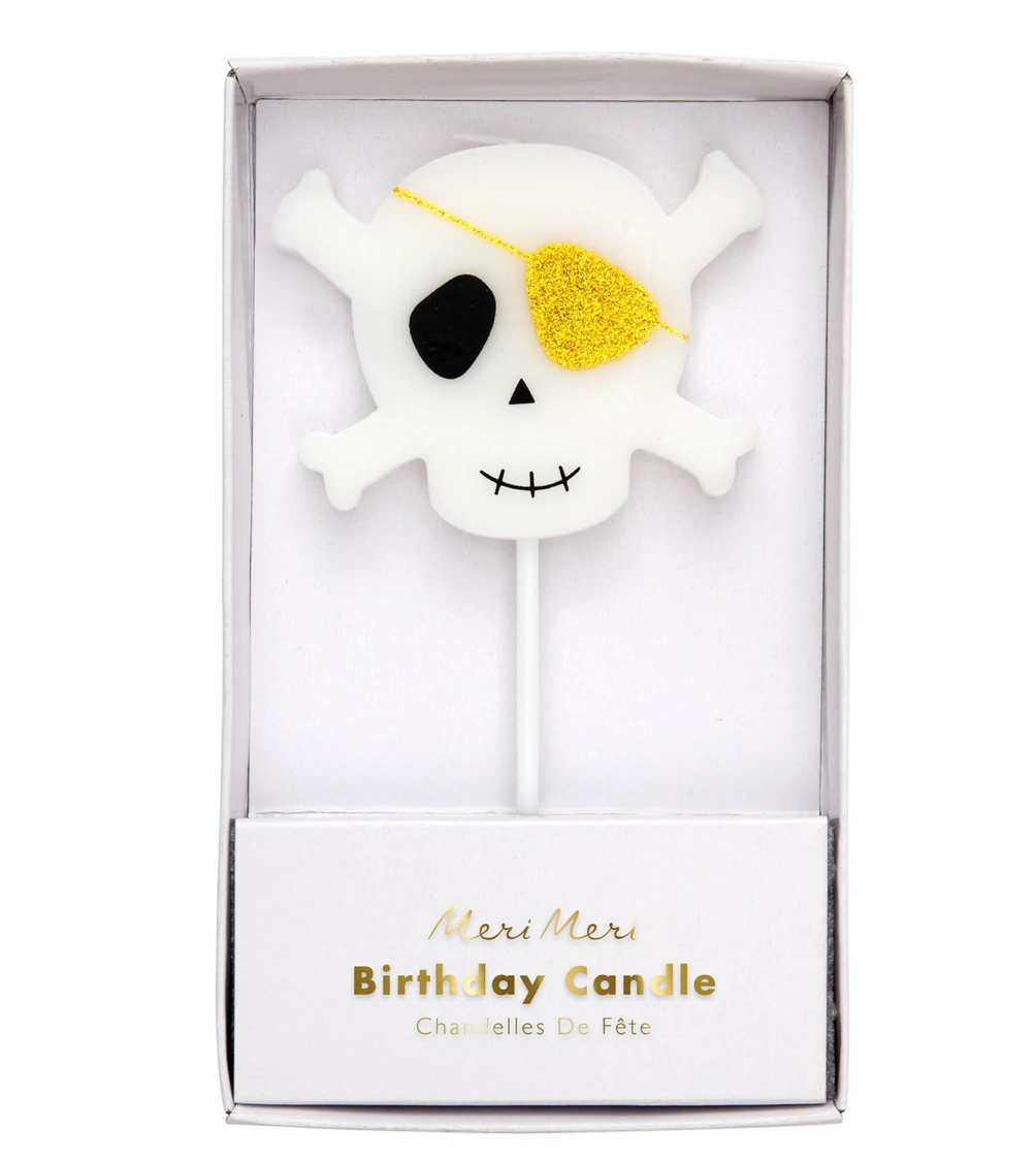 Large Skull & Crossbones Candles