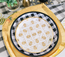 Load image into Gallery viewer, Gingham Hey Bae-Bee Plates (L)
