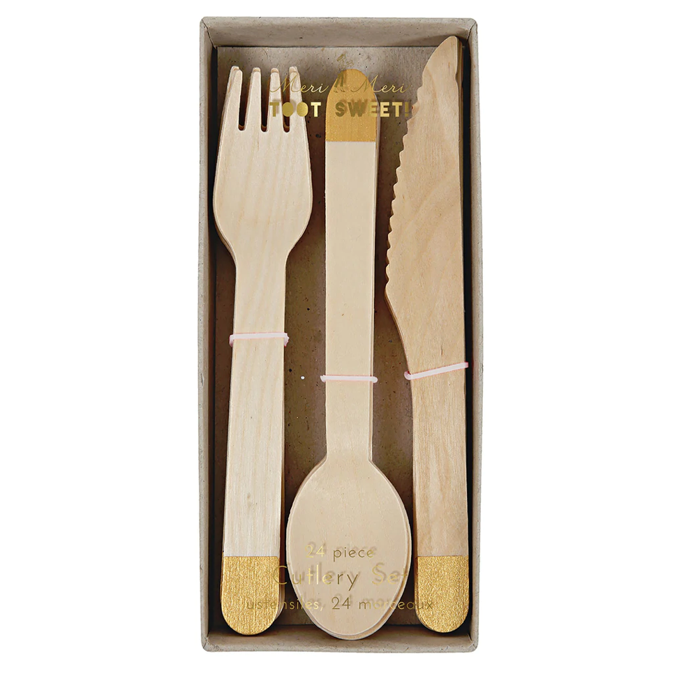 Wooden Cutlery Set