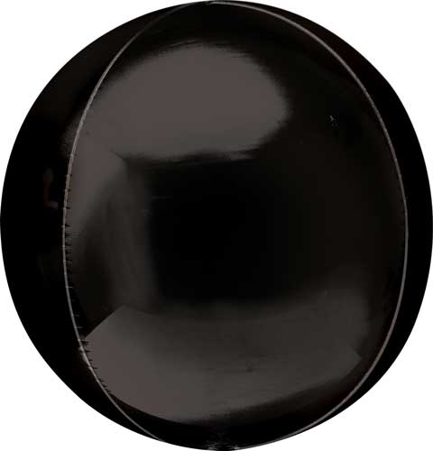 black round balloon with helium