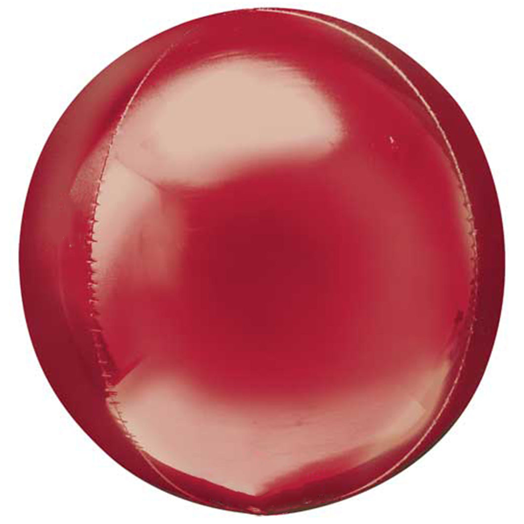 red round balloon with helium