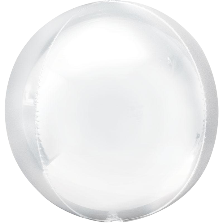 white round balloon with helium